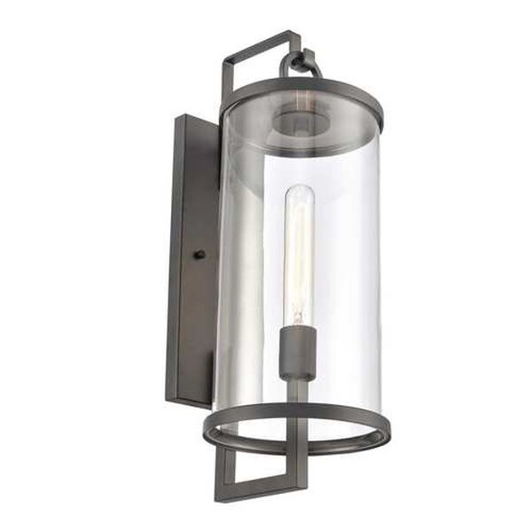 Hopkins Charcoal Black 20-Inch One-Light Outdoor Wall Sconce, image 5