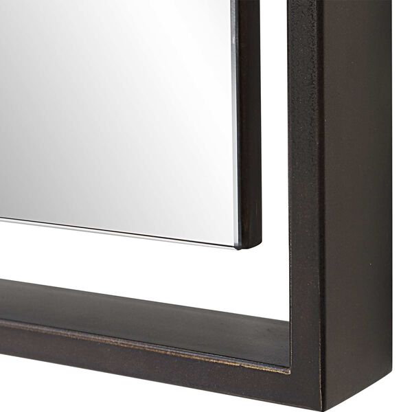 Egon Aged Bronze 30 x 50-Inch Rectangular Wall Mirror, image 5