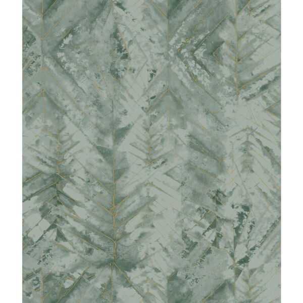 Impressionist Green Textural Impremere Wallpaper - SAMPLE SWATCH ONLY, image 1