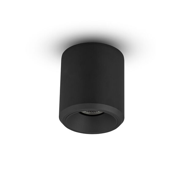 Node Black Round LED Flush Mounted Downlight, image 1