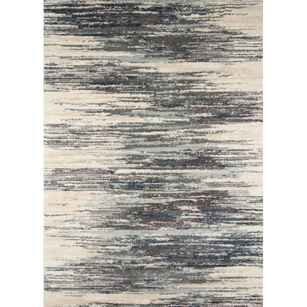 Lima Abstract Shag Gray Rectangular: 9 Ft. 3 In. x 12 Ft. 6 In. Rug, image 1