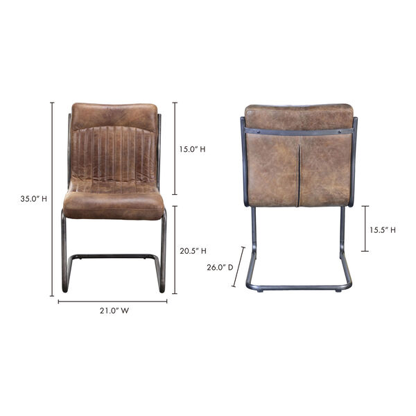 Ansel Light Brown Dining Chair, image 3