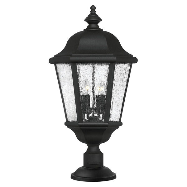 Edgewater Black Four-Light LED Outdoor Post Mount, image 7