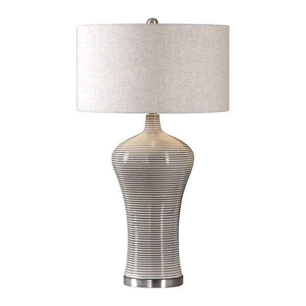 Dubrava Light Gray Table Lamp, image 1
