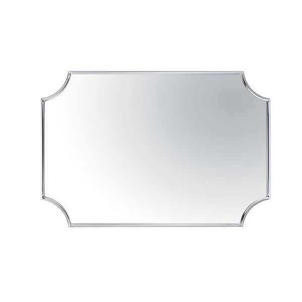 Carlton Chrome 22 x 33 Inch Wall Mirror, image 2