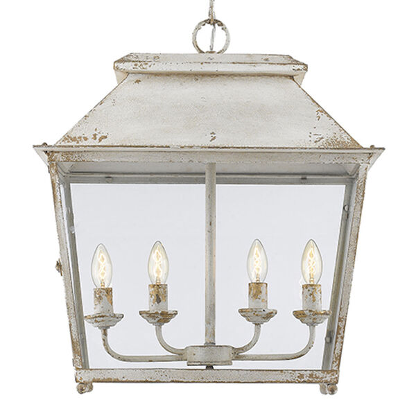 Russell Antique Ivory Four-Light Pendant, image 1