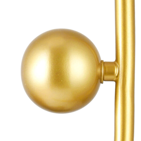 Celeste Medallion Gold Three-Light LED Pendant, image 4