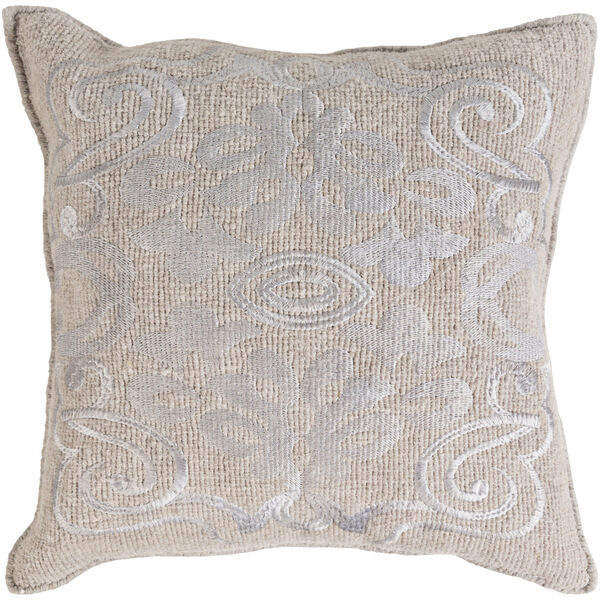 Adeline Gray 20-Inch Pillow Cover, image 1