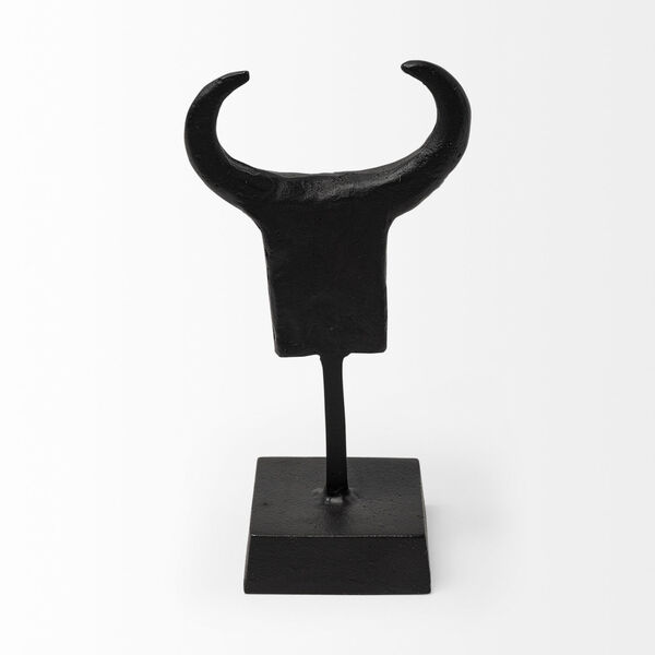Caleb Black Metal Tribal Figurine, image 4