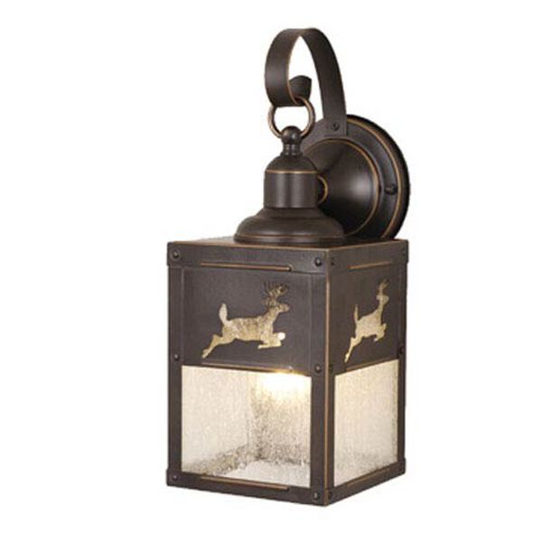 Bryce Burnished Bronze 5-Inch Outdoor Wall Light, image 1