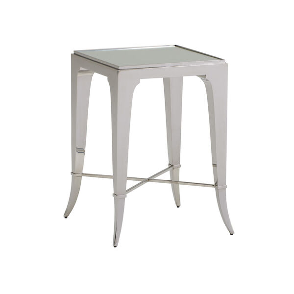 Avondale Linen White Hoffman 24-Inch End Table, image 1
