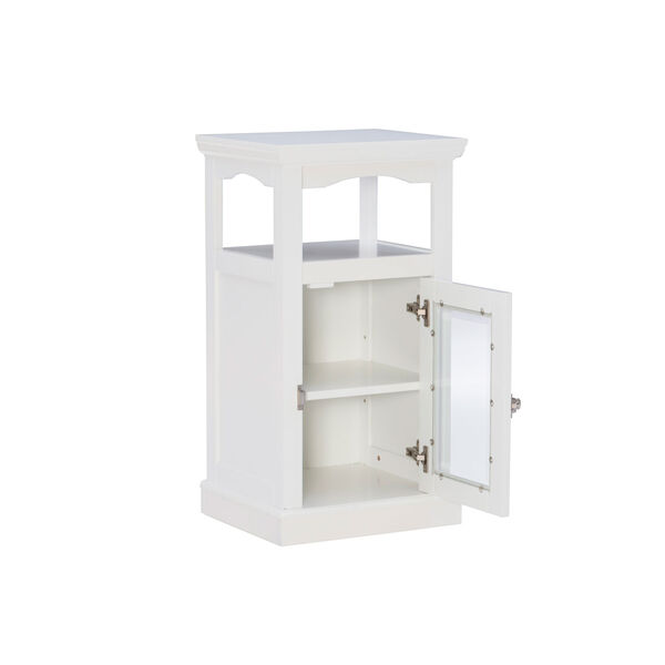 Portsmouth White Bathroom Demi Cabinet, image 3