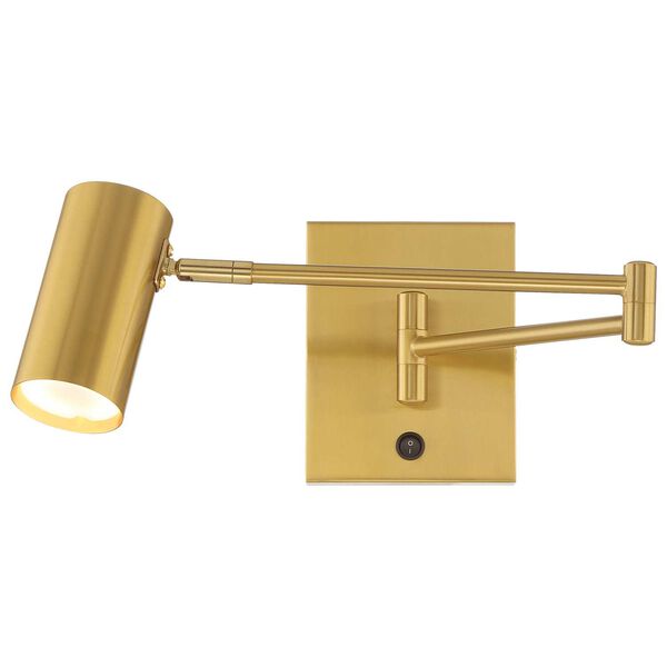 Juhl Antique Brushed Brass LED Reading Light, image 2