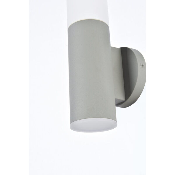 Raine Silver 340 Lumens 16-Light LED Outdoor Wall Sconce, image 5