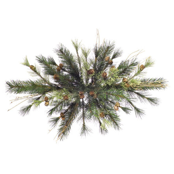 Green Mixed Country Pine Swag 24-inch, image 1