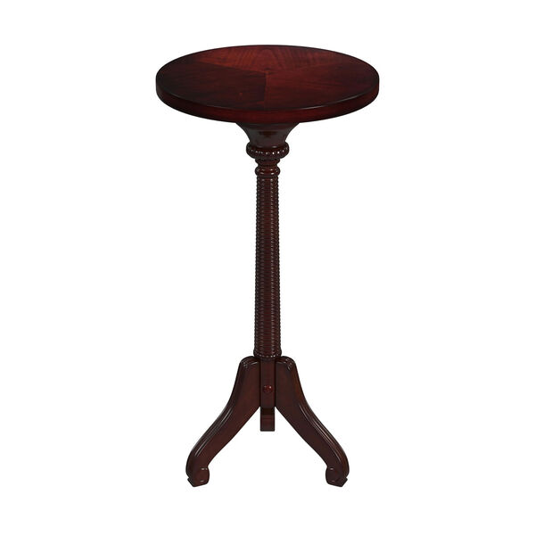 Florence Cherry Brown Pedestal Table, image 1