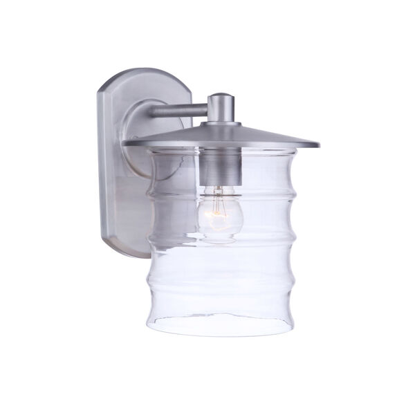 Canon Satin Aluminum Nine-Inch One-Light Outdoor Wall Sconce, image 2