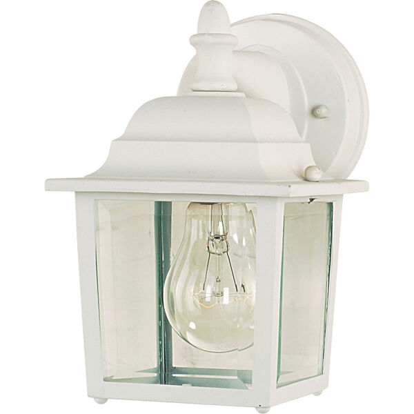 Builder Cast White One-Light Outdoor Wall Lantern, image 1