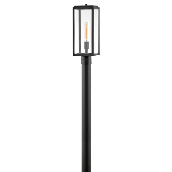 Max Black One-Light Outdoor Post Mount, image 2