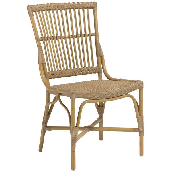 Piano Natural Outdoor Dining Side Chair, image 1