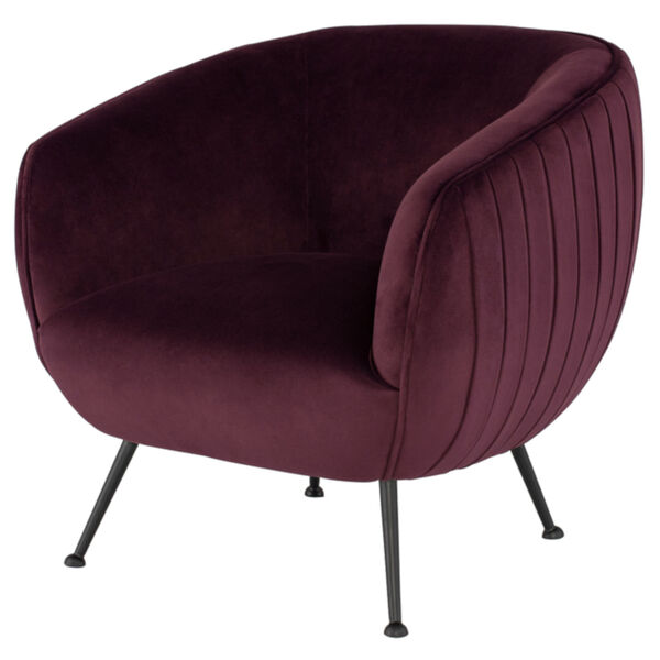 Sofia Mulberry and Black Occasional Chair, image 1
