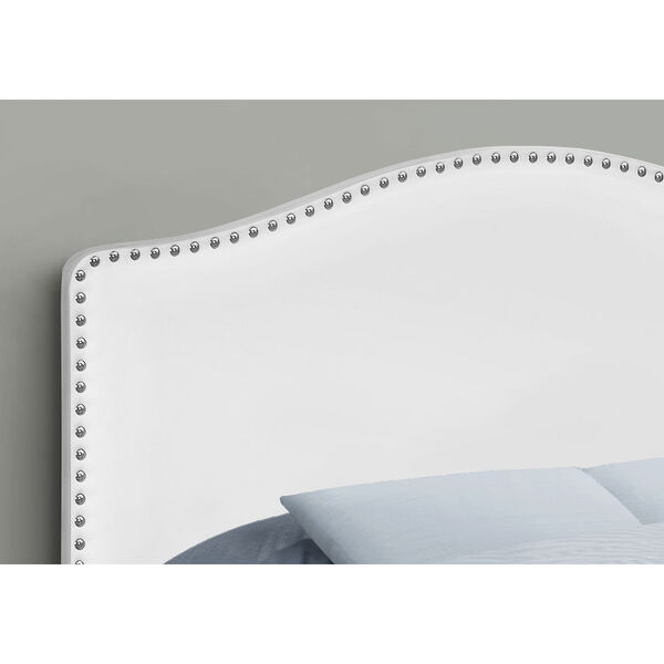 White and Black Full Size Headboard, image 3