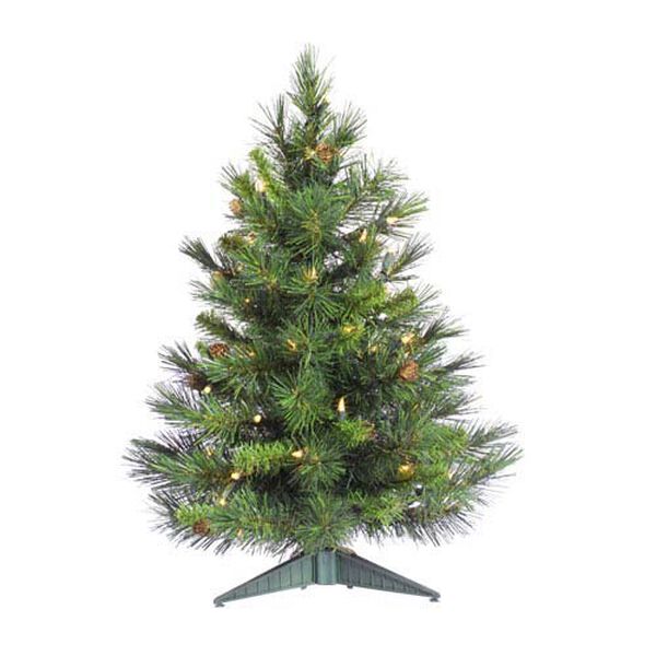 Cheyenne Pine w/Cones 36-Inch Tabletop w/100 Clear Dura-Lit Lights and 115 Tips, image 1