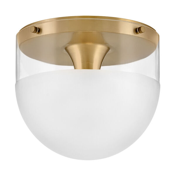 Beck Lacquered Brass One-Light Small Flush Mount, image 4