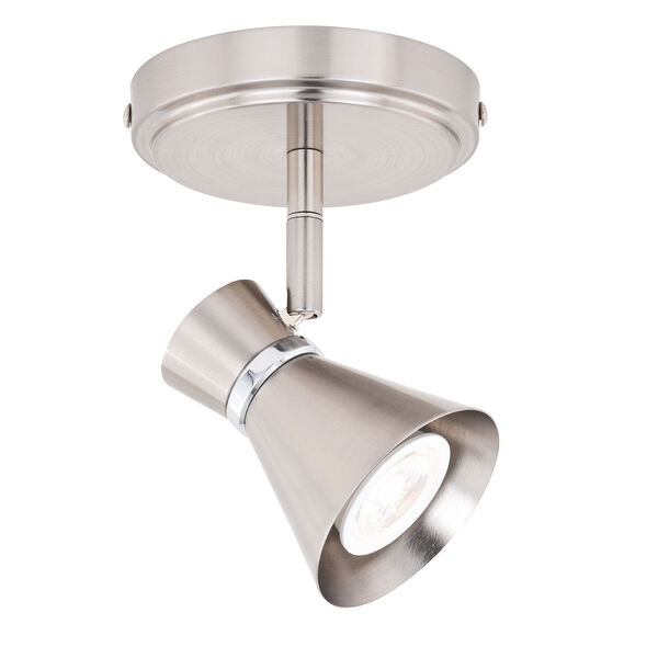 Alto Brushed Nickel with Chrome One-Light Directional, image 1