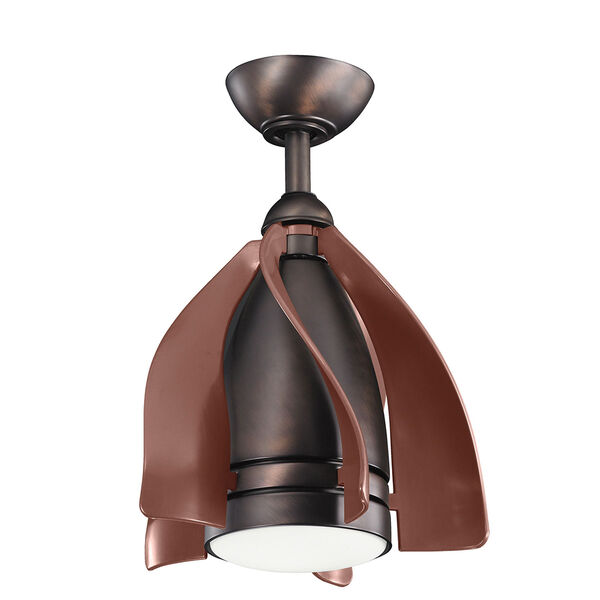 Terna Oil Brushed Bronze 15-Inch LED Fan, image 1