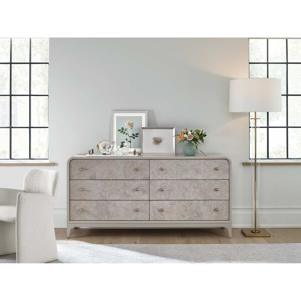 Tranquility Immersion Gray and Gold Dresser, image 2