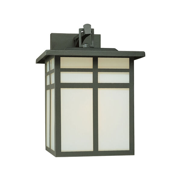 Mission Black 13-Inch Outdoor Wall Sconce, image 1