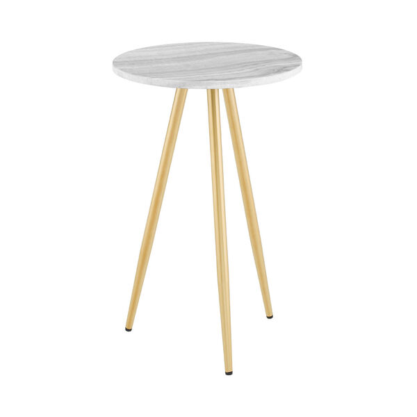 Tilly Gray and Gold Side Table, image 4