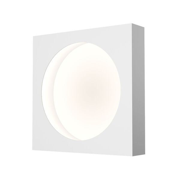 Vuoto Satin White 10-Inch LED Sconce, image 1