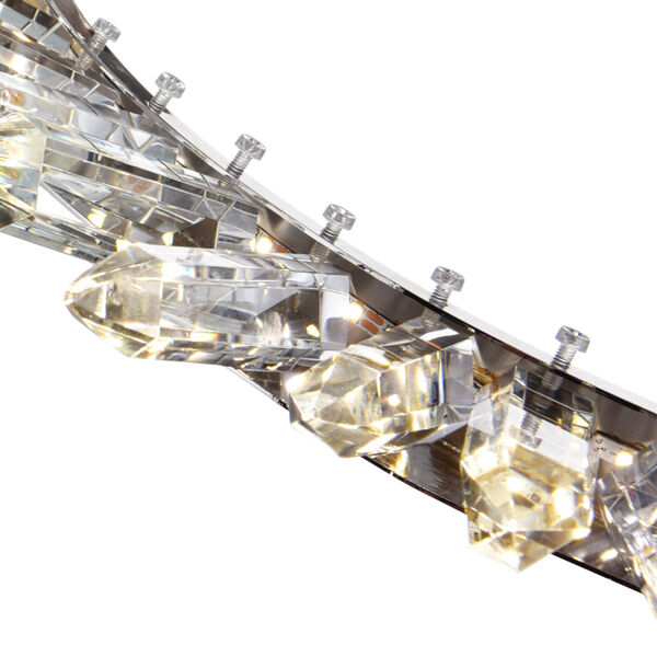 Arctic Queen Polished Nickel 32-Inch LED Chandelier, image 6