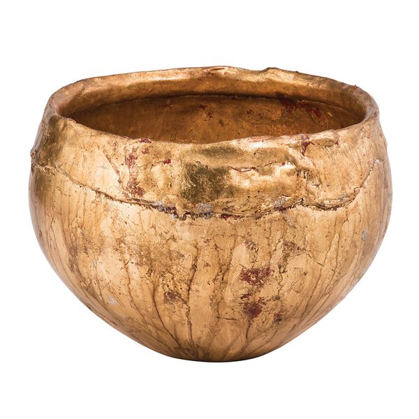 Heather Gold Leaf Decorative Bowl, image 1
