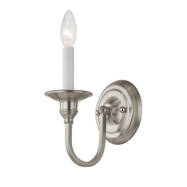 Cranford Brushed Nickel One Light Wall Sconce, image 3
