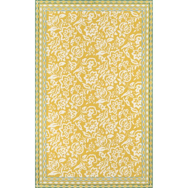Under A Loggia Rokeby Road Yellow Rectangular: 8 Ft. x 10 Ft. Rug, image 1