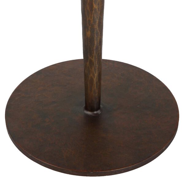Industria Rustic Copper Bronze Accent Table, image 4
