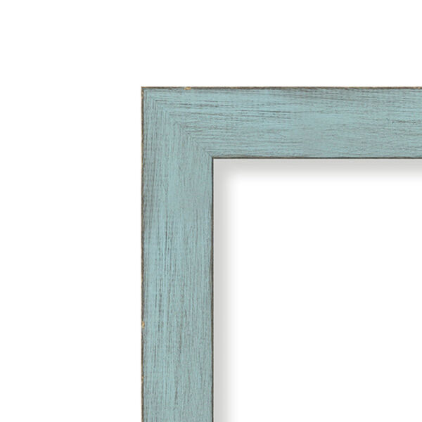 Sky Blue and Gray 20W X 26H-Inch Decorative Wall Mirror, image 2