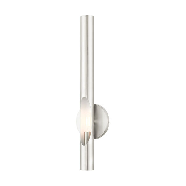 Acra Brushed Nickel One-Light ADA Wall Sconce, image 5