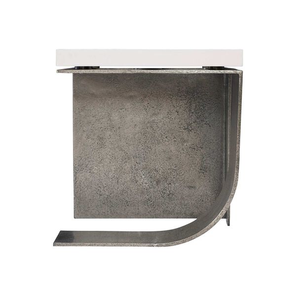 Catalina Graphite and White Plaster Bunching Table, image 1