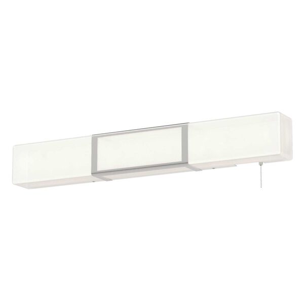 Holly Satin Nickel Two-Light Integrated LED Overbed Wall Sconce, image 1