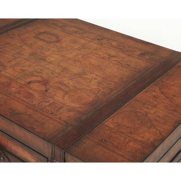 Heritage Genuine Leather Trunk Table, image 5