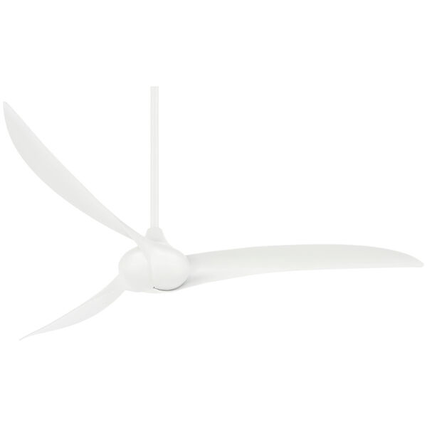 Wave White 65-Inch Ceiling Fan, image 1