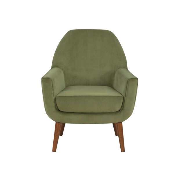 Accera Green Velvet Arm Chair, image 1
