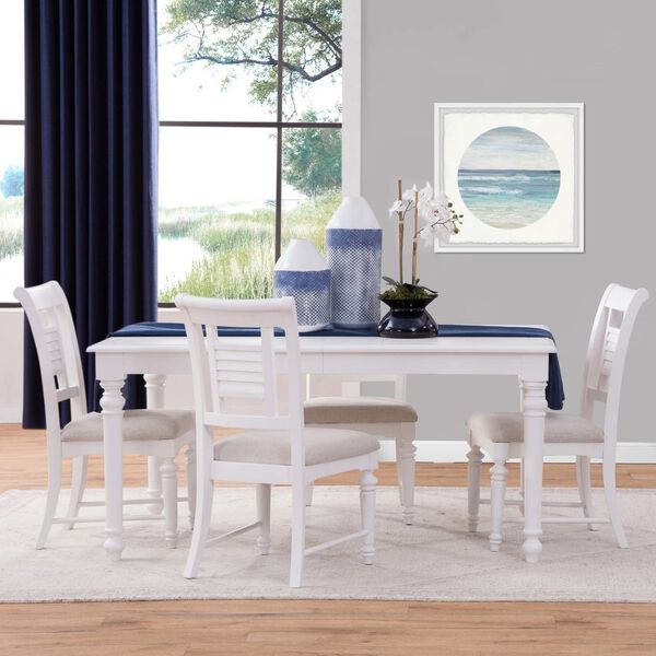 Eggshell White Cottage Traditions Dining Side Chair, Set of Two, image 3