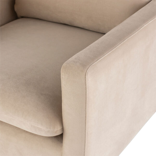 Anders Beige and Gold Occasional Chair, image 4