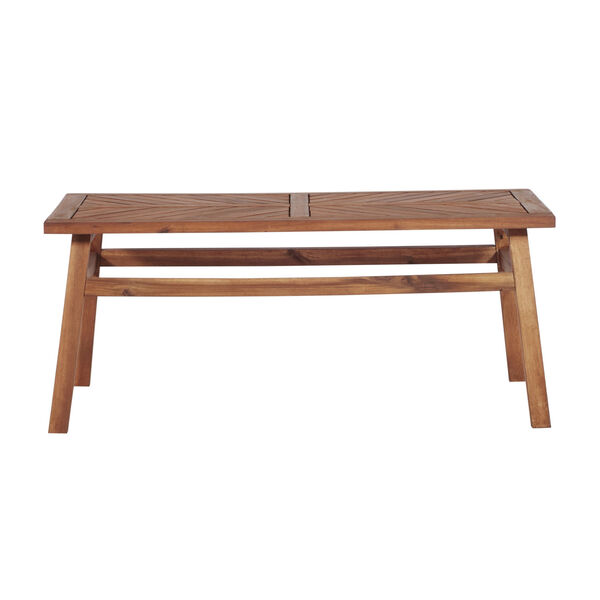 Brown Patio Coffee Table, image 1