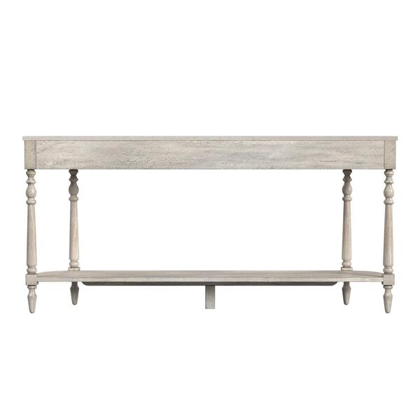 Danielle Rustic Gray 65-Inch Two-Drawer Console Table, image 5